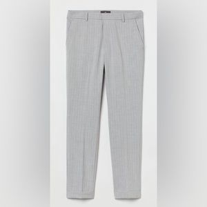 H&M men’s pants grey pinstripe- NWT